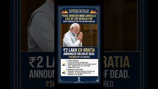 #PM Modi condoles loss of life in Delhi fire, announces ₹2 lakh ex-gratia for kin of dead#
