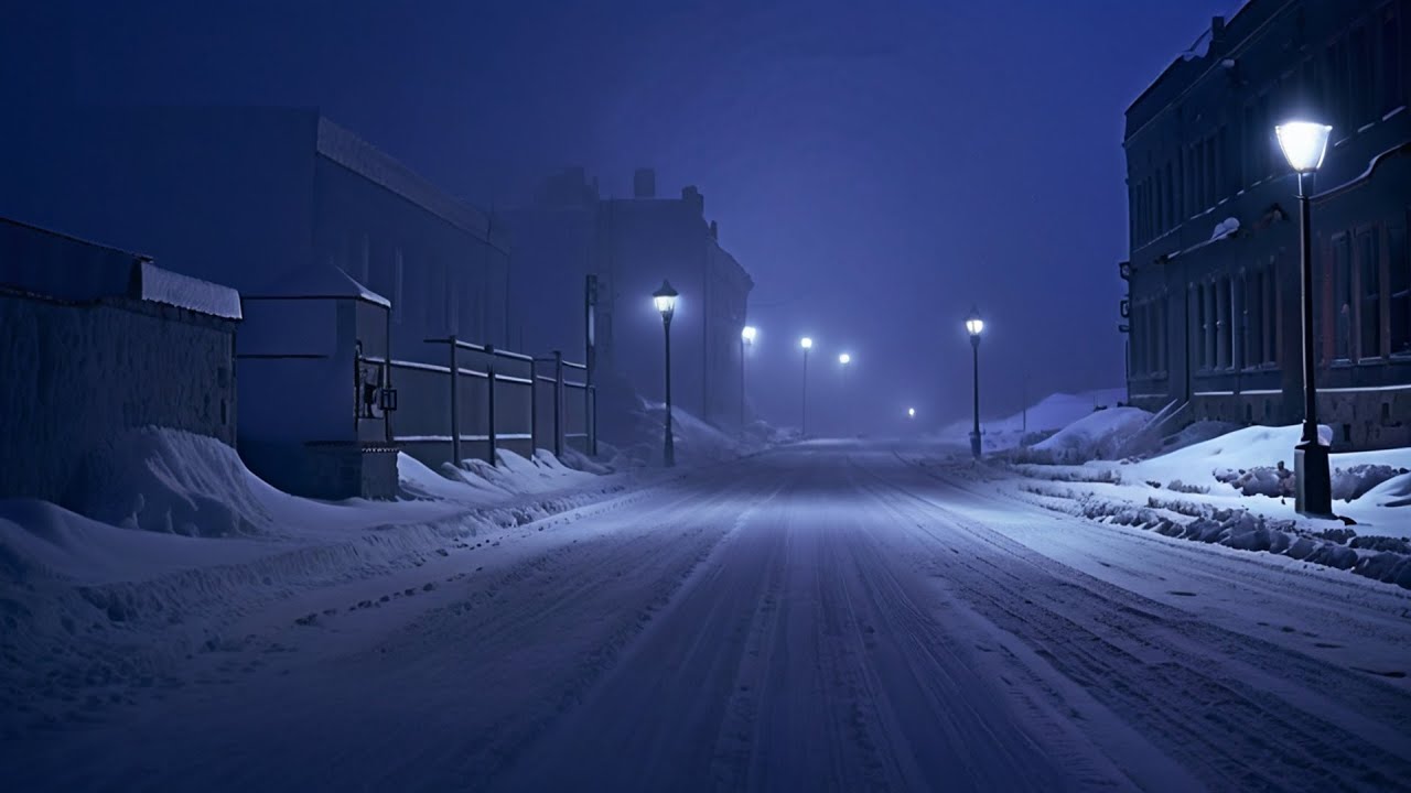When You Walk Through a Silent Winter Street — Melancholic Piano Music, Dark Academia Relaxing Music