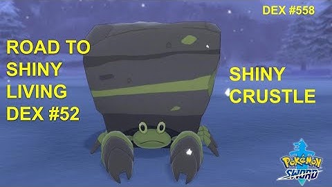 Shiny Crustle! Road to Shiny Living Dex (558) | Pokémon Sword and Shield