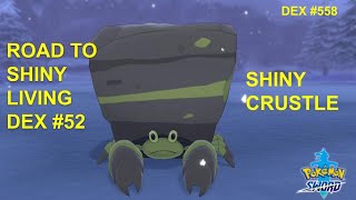 Shiny Crustle! Road to Shiny Living Dex (558) | Pokémon Sword and Shield