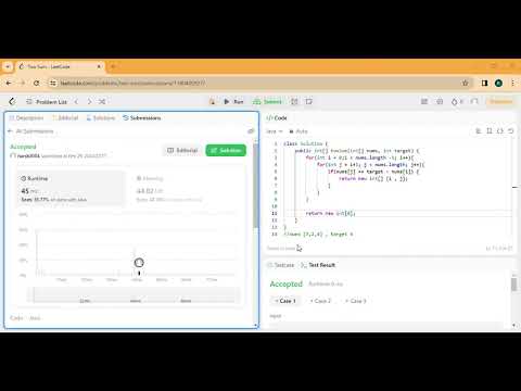 LeetCode Two Sum Solutions Explained(Brute Force vs. Hashmap)