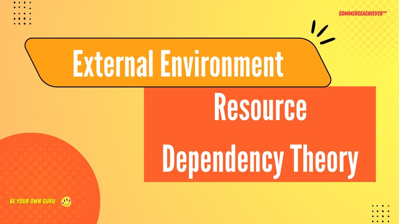Resource Dependency Theory YouTube