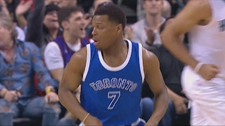 Kyle Lowry Pull Up For Three | Hornets vs Raptors | February 15, 2017 | 2016-17 NBA Season screenshot 3