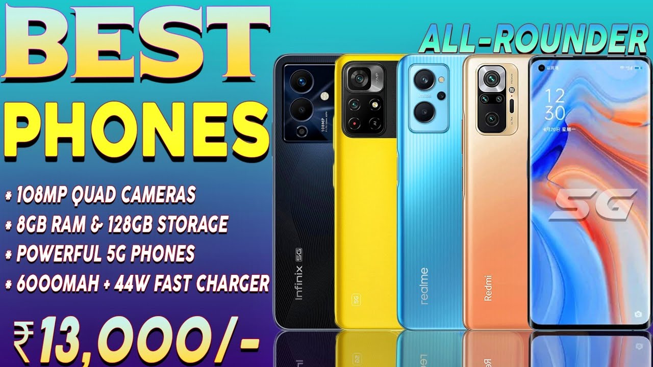 108MP Camera Best Phone Under 13000 5G Phones 32MP Selfie 120HZ