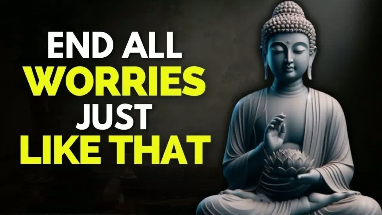 How to Stop Worrying and Stay Happy Every Day ｜ Buddhist Wisdom for happiness mp4