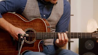 Taylor 724Ce Walnut Ltd Ed V-Class Ga Acoustic-Electric Guitar Andy Powers Demo