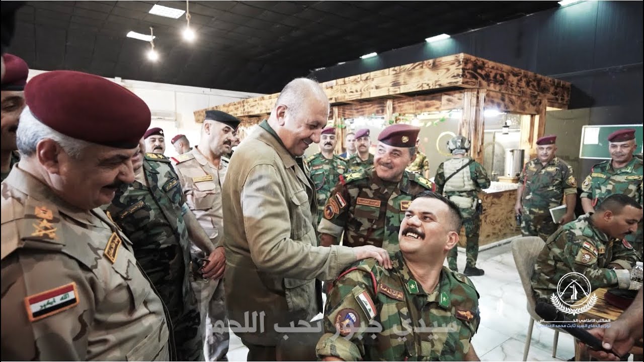 سيدي احنة جبور نحب اللحم😂❤️قائد الدفاع ثابت العباسي يتفقد ارزاق فرقة القوات الخاصة البطلة