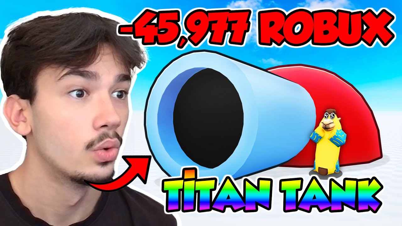 VİDEODA HİLE GELDİ! TİTAN TANK ALDIM! -45,977 ROBUX