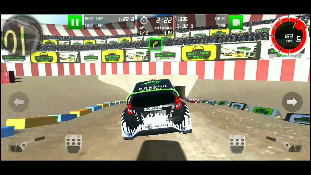 rally racer dirt |stadium drift gameplay