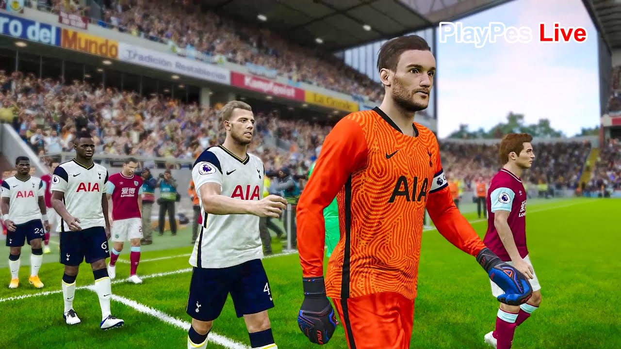 PES 2021 - Burnley vs Tottenham - Full Match & Goals - Gameplay PC