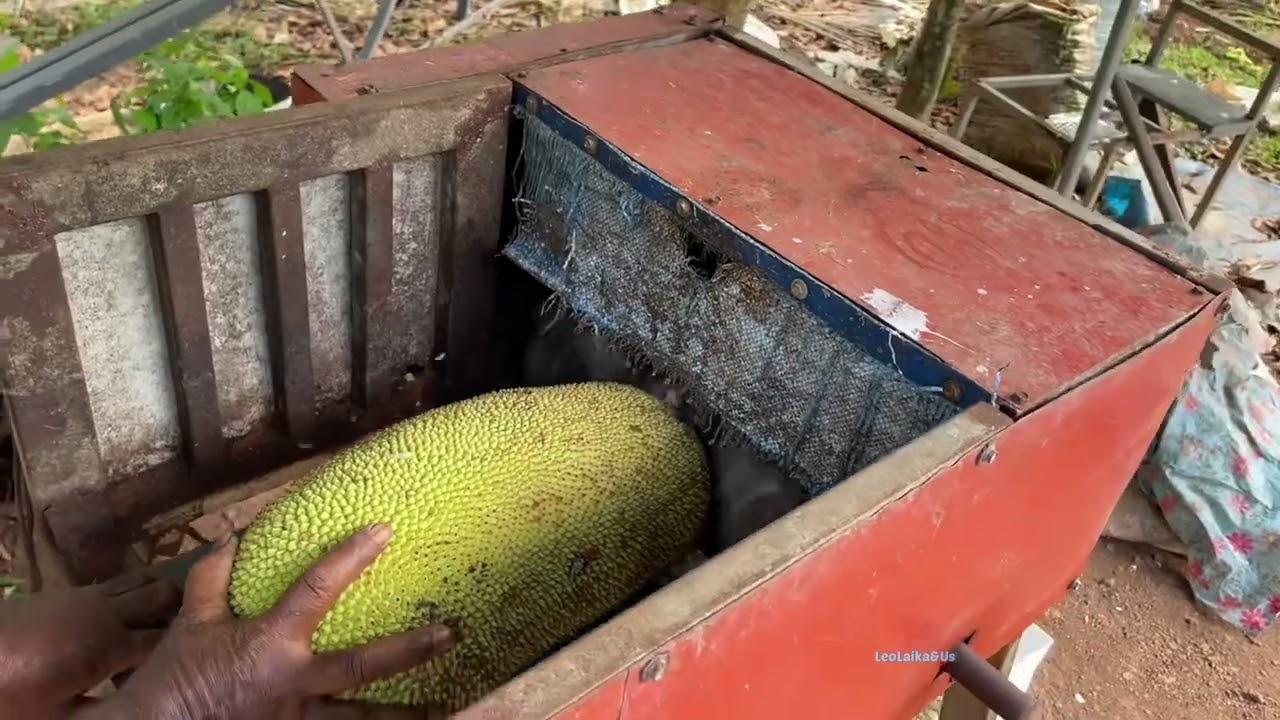 2 മിനിറ്റിൽ 10 ചക്ക അരിയാം..ഞാൻ ഉണ്ടാക്കിയ മെഷീൻ | handmade jackfruit cutting machine