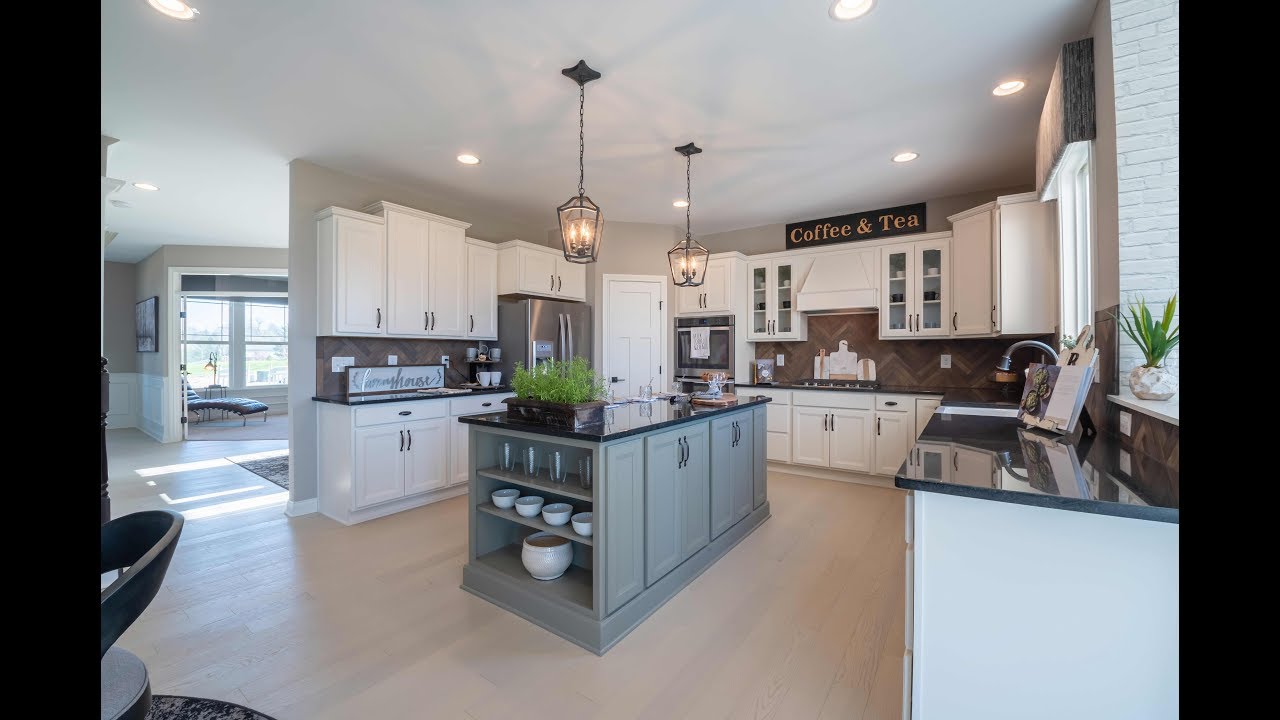 The Andover Floorplan by Fischer Homes Model Home in Prestwick Place