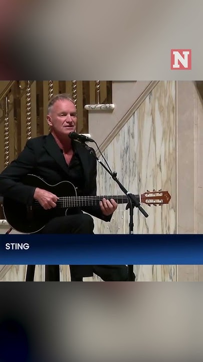 Sting Performs at Ethel Kennedy Memorial Service - YouTube