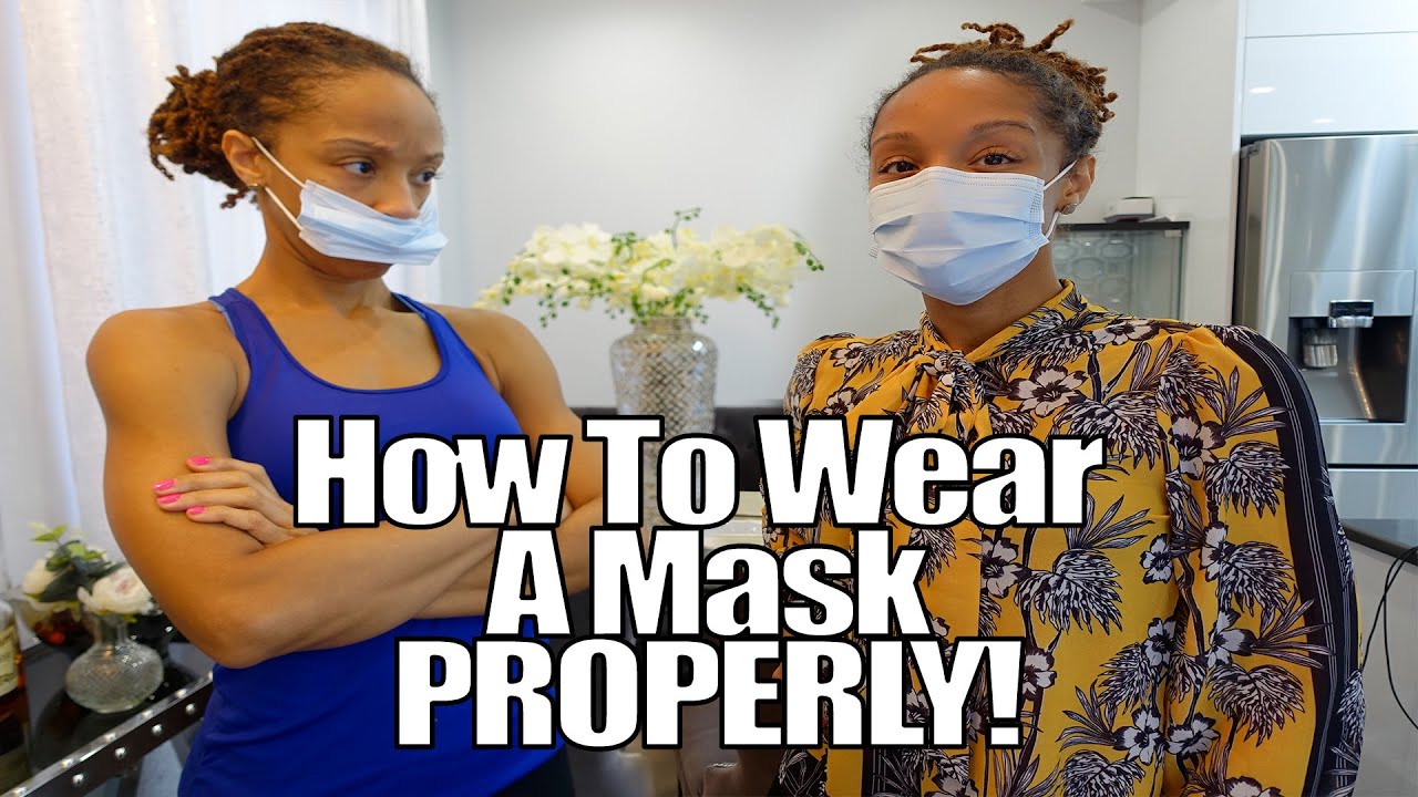 How To Wear A Surgical Mask | The RIGHT Way - YouTube
