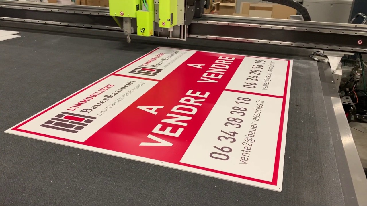 Découpe et rainage panneaux immobilier