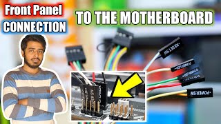 How To Connect Front Panel Connectors To The Motherboard | Motherboard Front Panel Jumper Settings 🔥 screenshot 5