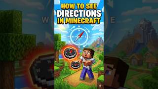 seeing Directions in Minecraft Don't Miss the end😱 #minecraft #shortvideo #shorts #gaming #viral