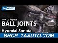 How to Replace Lower Ball Joint 10-14 Hyundai Sonata