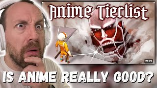 IS ANIME REALLY GOOD? SocksStudios anime tier list (REACTION!!!)