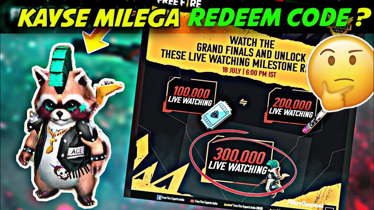 How to Get Rocky Pet Redeem Code In Free Fire Pro League Grand Finals Must Watch - Garena Free fire