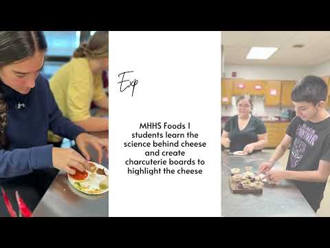 MHHS Foods 1 Students Make Cheese