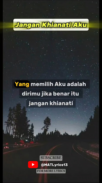 🎼 Lirik Jangan Khianati Aku by Azlan & The Typewriter (2019) #laguviral #lagumalaysia