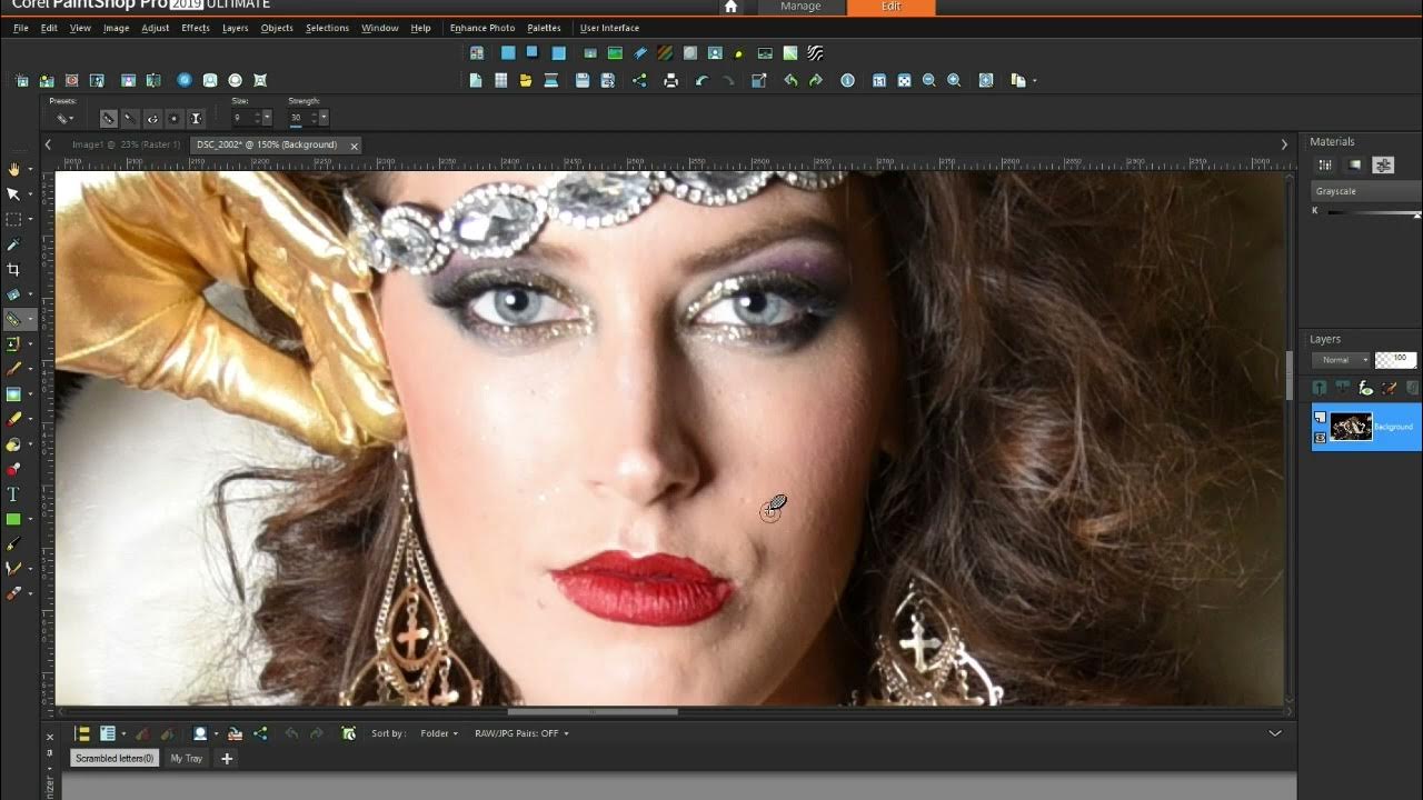 Corel Paintshop Pro Remove Background How to Remove people from Background of photo| Corel Paint Shop Pro