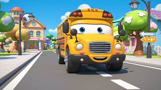 Bus Song for Kids 🚌 | Bus at School Gate Fun | Nursery Rhymes &amp; Baby Songs