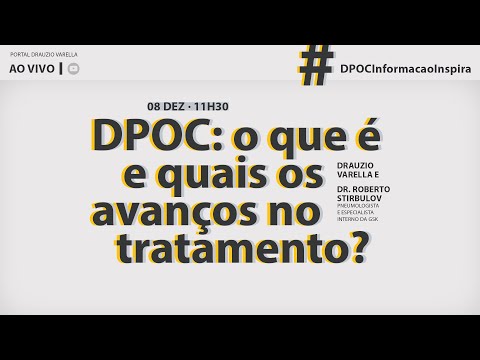 Vídeo: DPOC - Tratamento Da Doença DPOC Com Remédios E Métodos Populares