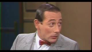 Pee-Wee Herman David Letterman staring contest