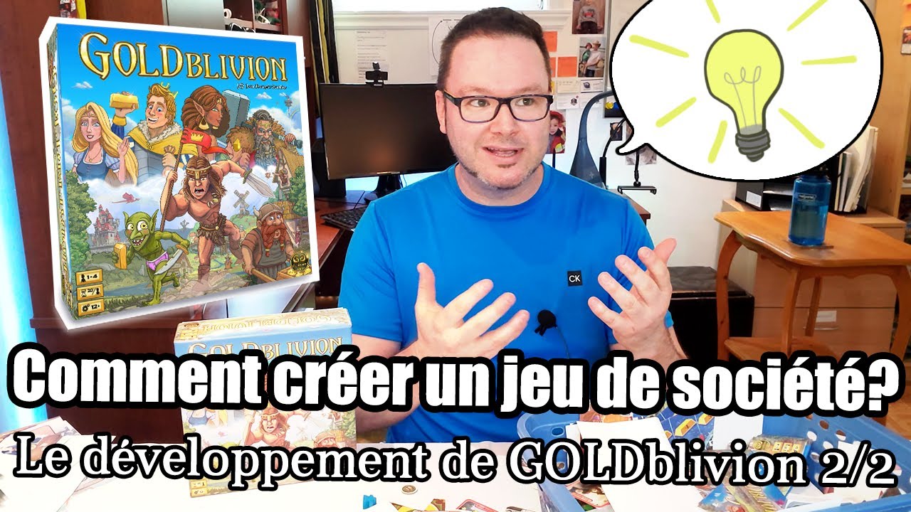 Comment créer un jeu de société? Développement de GOLDblivion 2/2 - YouTube