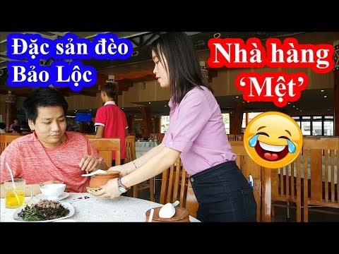 Video Lần đầu vào nhà hàng 'Mệt' hai lúa vừa ăn vừa tập thể... - youtube