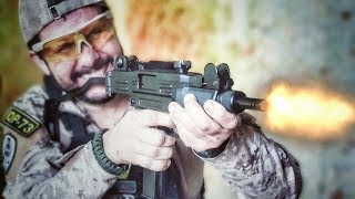 MAIS UM DIA DE AIRSOFT | CONHEÇA A UZI Co2 DA KWC | BLOWBACK INCRÍVEL