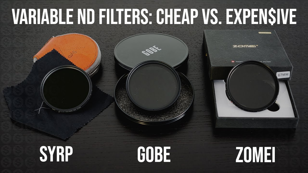 Variable ND Filter Test for Video Cheap vs Expensive (Syrp, Gobe, Zomei) [Color Cast, XPattern