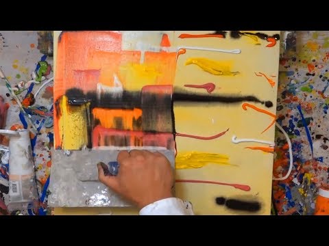 Video: Intuitive Abstrakte Kunst - Eine Schrittweise Demo Von Cathy Woo, Acrylic Art