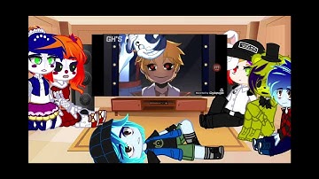 || Fnaf and onward Reacts to To face Security breach Animation || Shadow Galaxy|| Sunrise/MoonDrop||