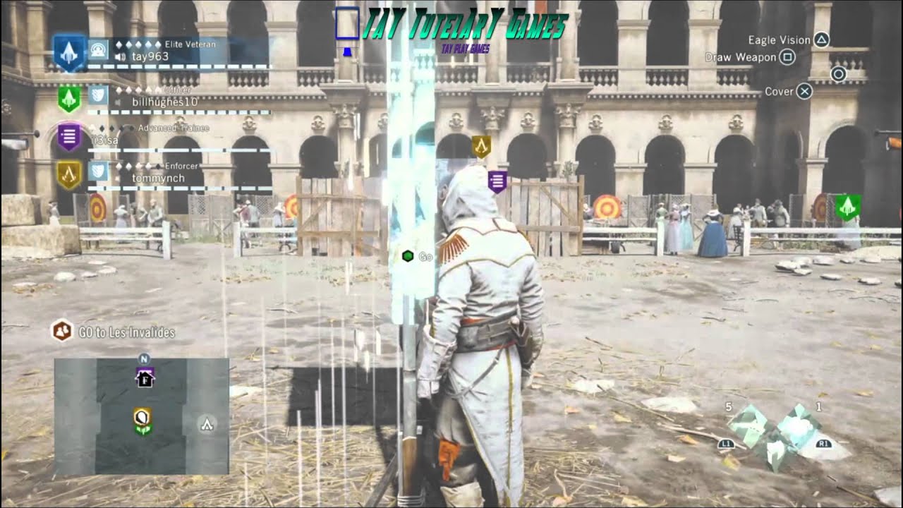 assassin's creed unity multiplayer פרק 2, זירת קרב - YouTube