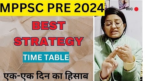 Mppsc Pre 2024🔥Best Strategy💯New Syllabus📚Mppsc Booklist!Mppsc prelims 2024!Mppsc Mains exam!Mppsc