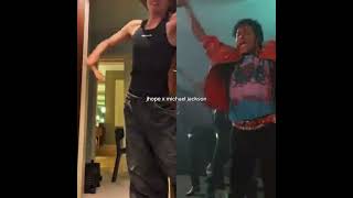 Who’s Your Favorite? J-Hope or Michael Jackson? 👀✨#jhope #mj #beatit #btsarmy #kingofpop#viralshorts