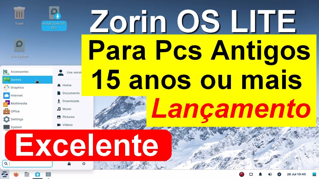 Lan amento Zorin OS 16 3 Lite Distro Linux Base Ubuntu Para Lan Amento Zorin Os 16 3 Lite Distro Linux Base Ubuntu Para
