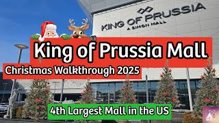 King of Prussia Mall Christmas Walkthrough 2025 #mallwalk