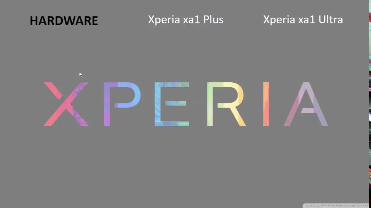 xperia xa1 plus vs xa1 ultra key difference