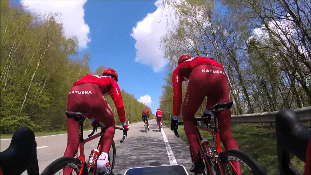 Training between Amstel Gold Race and La Fleche Wallonne