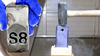 Liquid Nitrogen vs Samsung Galaxy S8 & iPhone 7! What Happens?