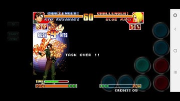 KOF 97 KYO TASK OVER WITH MAX SCREEN