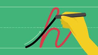 How To Write A Cursive Letter H In Lowercase