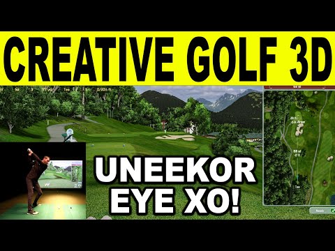 Creative Golf 3D Review - UNEEKOR EYE XO 9 Hole Vlog (Golf Simulator) ⛳