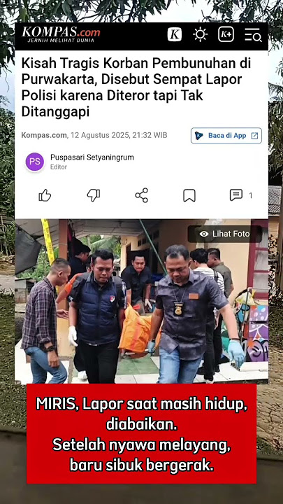 Saat P0l151 Baru Bergerak Setelah Nyawa Hilang #viral #shorts