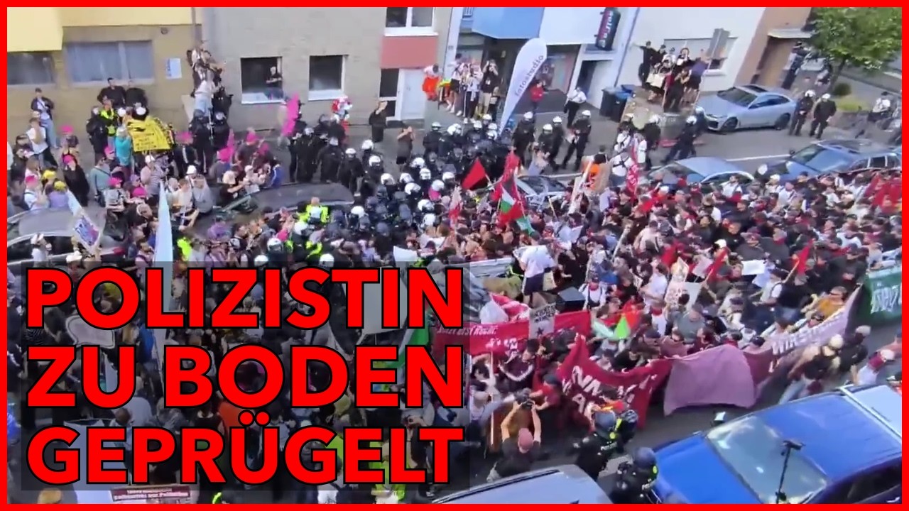 Antifa greift POLIZISTIN an und verklagt POLIZEI danach?! - Völlige Utopie bei Demo in Köln