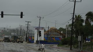 NoComment| El huracán Norma toca tierra en Baja California, México